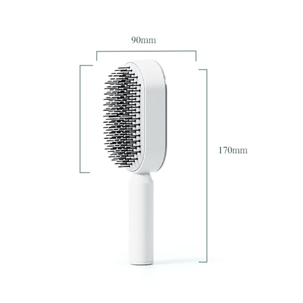 3D Self Cleaning Hair Brush PRO Unisex | One-key Cleaning Hair Loss Airbag Massage Scalp Comb Anti-Static Hairbrush